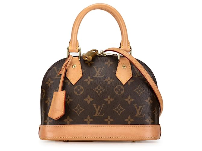 Sac à main marron Louis Vuitton Monogram Alma BB Cuir  ref.1415836