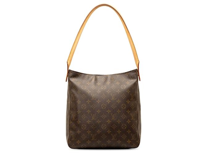 Brown Louis Vuitton Monogram Looping GM Shoulder Bag Leather  ref.1415846