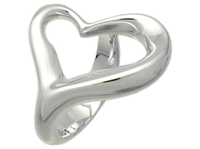 Tiffany & Co Open Heart Silvery Silver  ref.1415974