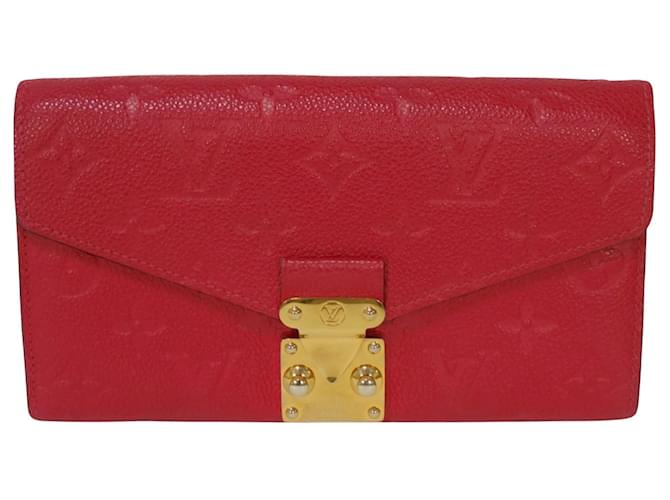 Louis Vuitton Metis Roja Cuero  ref.1415995