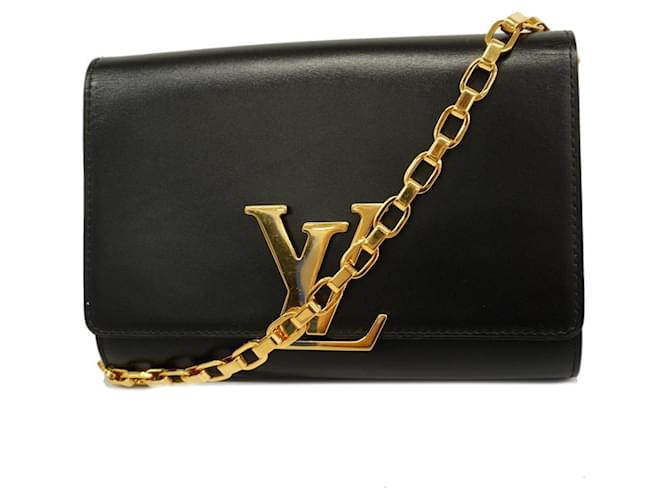 Louis Vuitton Louise Black Leather  ref.1415998