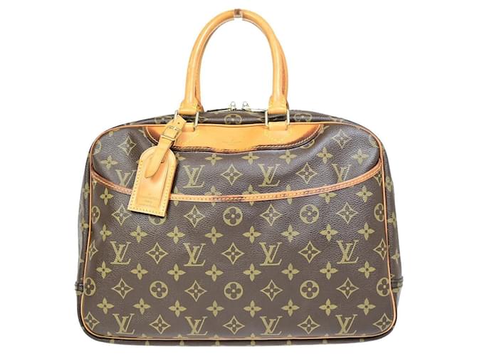 Louis Vuitton Deauville Castaño Lienzo  ref.1416013