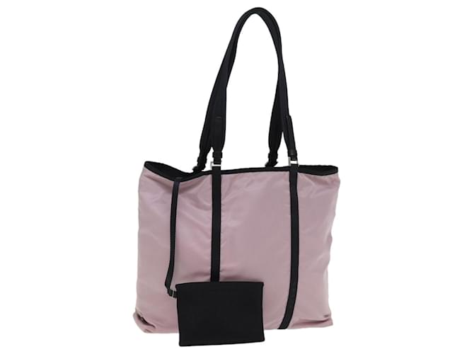 Tote Prada Tessuto Synthétique Rose  ref.1416045