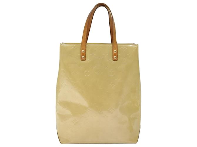 Louis Vuitton Reade Cuir vernis Beige  ref.1416057