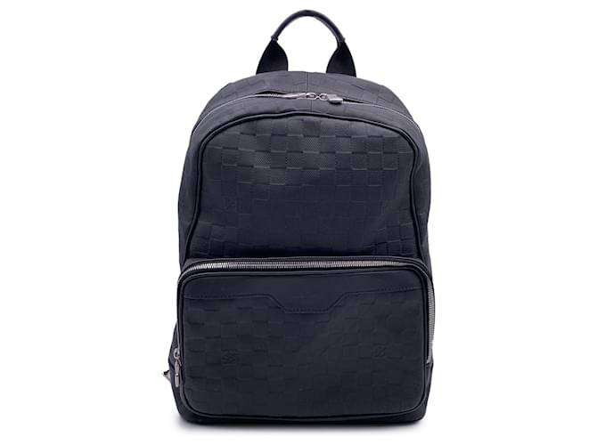 Louis Vuitton Mochila Campus Damier Infini De Piel Negra Negro Cuero  ref.1416096