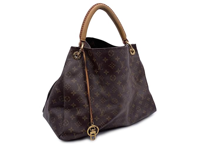 Louis Vuitton Monogramm Canvas Artsy MM Tote Schultertasche Braun Leinwand  ref.1416101