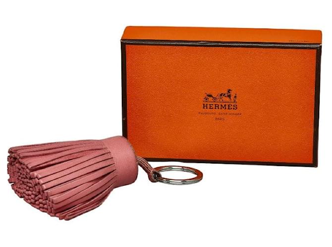 Hermès Hermes Carmen Rose Azalee Rubber Charm in Good Condition Pink Plastic  ref.1416113