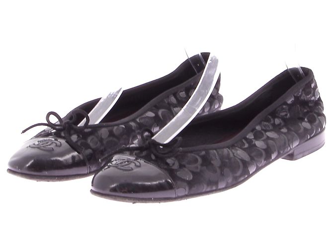 Sapatilhas Chanel T.EU 39.5 Couro Preto