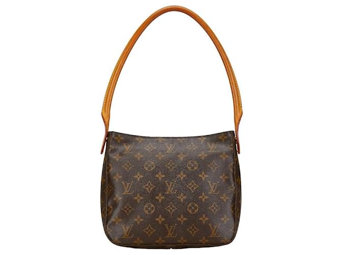 Borsa a mano Louis Vuitton Monogram Looping MM M51146 in pelle PVC marrone in buone condizioni Plastica  ref.1416233