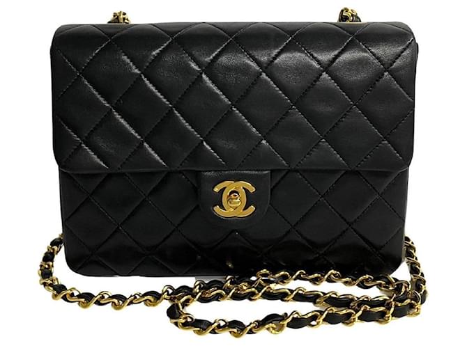 Bolsa transversal de couro Chanel Mini Classic Single Flap em muito bom estado  ref.1416252