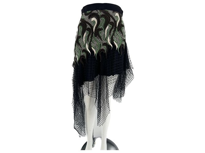 Rodarte Röcke T.US 4 Polyester Schwarz