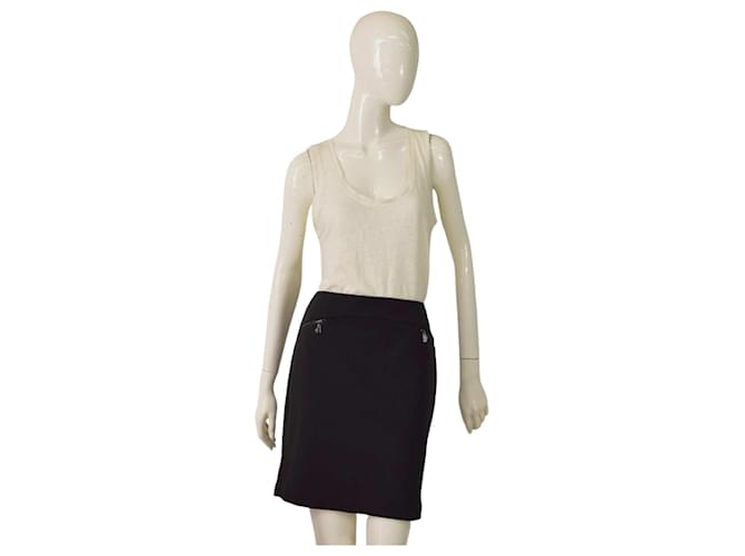 Autre Marque Skirts Black Polyester  ref.1416406