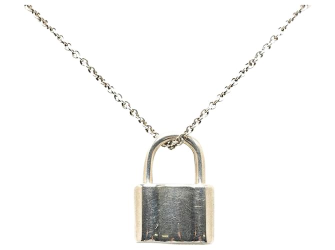 TIFFANY & CO 1837 Lock Pendant Necklace Metal Necklace in Good condition  ref.1416486