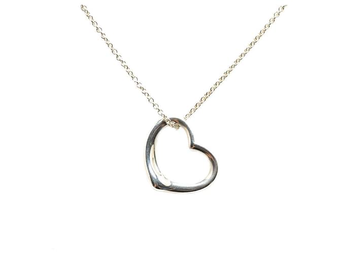 Colar Open Heart Tiffany & Co em prata SV925 40,5 cm em excelente estado Metal  ref.1416487