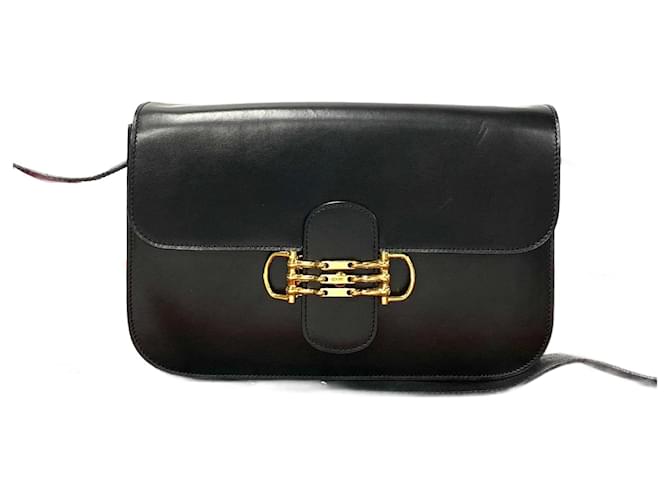 Céline Celine Leather Horsebit Crossbody Bag  Leather Crossbody Bag in Great Condition  ref.1416541