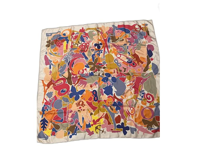 Dior Silk scarves Multiple colors  ref.1416561