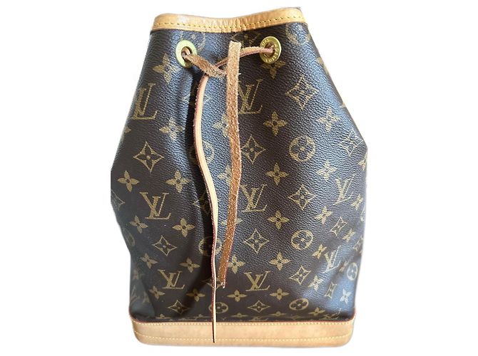 Noe Bolsa de mão Louis Vuitton Noé Marrom de Tecido