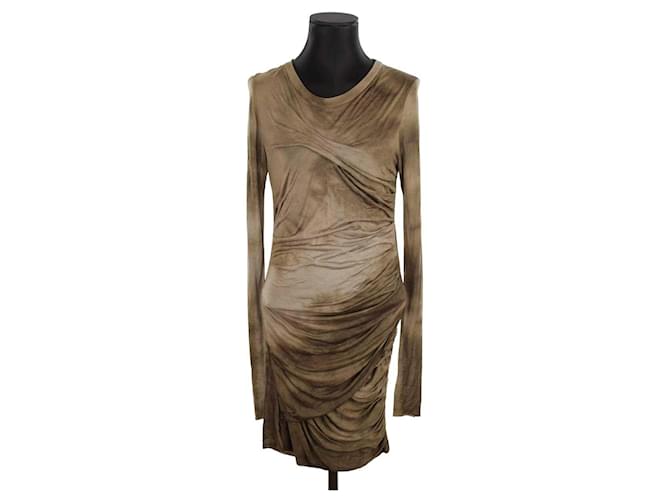 Isabel Marant Cotton dress Khaki  ref.1416653