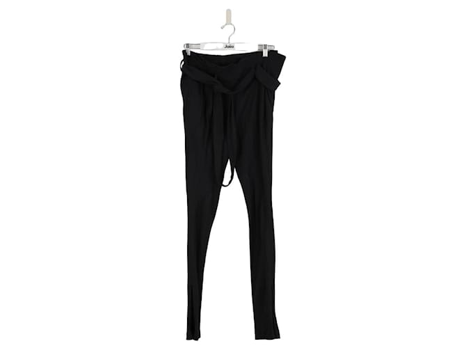 Balenciaga Black skinny pants Viscose  ref.1416657