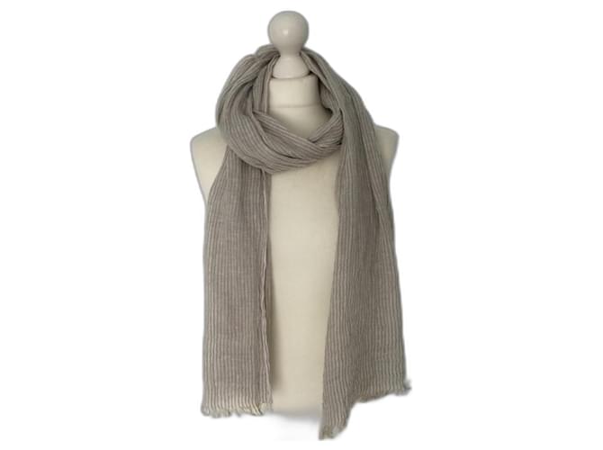 Etro Scarves Beige Linen  ref.1416714