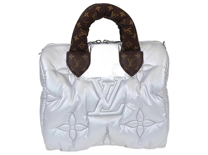 Louis Vuitton Almofada Monograma Gigante Cinza Speedy Bandouliere 25 Lona  ref.1416786