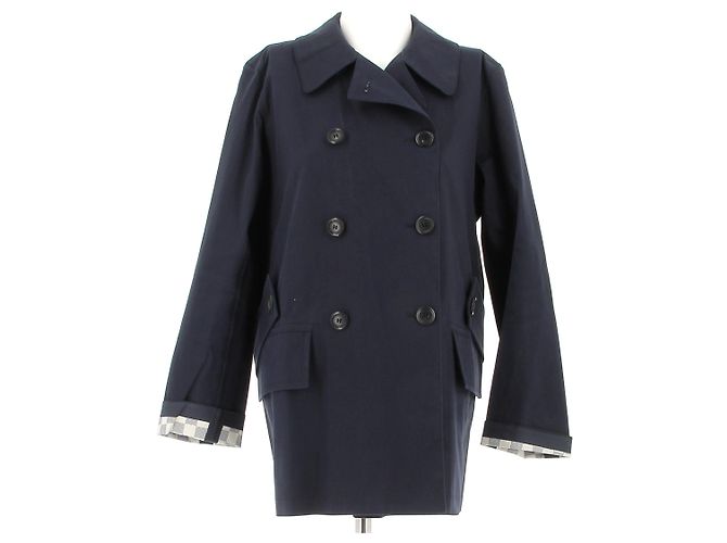 Cappotti Louis Vuitton T.FR 42 Cotone Blu