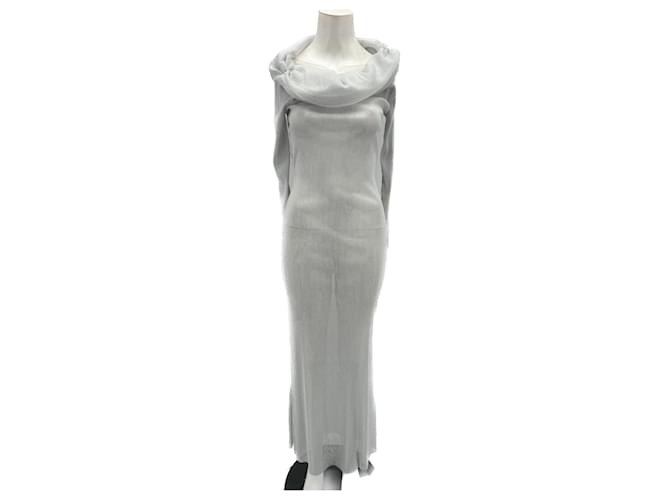Autre Marque La Semaine dresses T.FR 38 Polyester Grey  ref.1417139