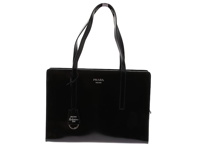 PRADA  Handbags T.  Patent leather Black  ref.1417154