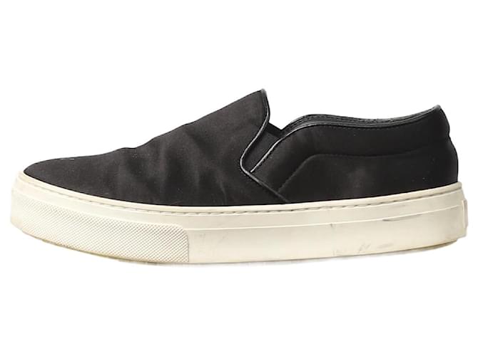 Céline Scarpe slip-on in raso nero - taglia EU 37  ref.1417255