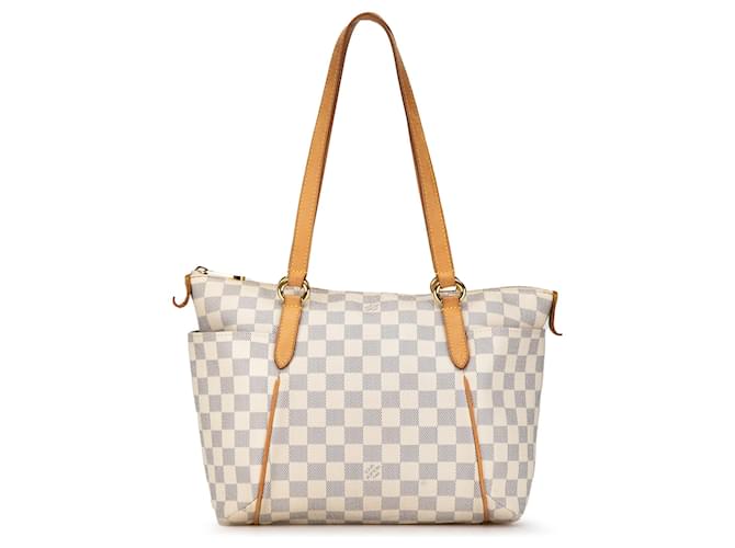 Louis Vuitton White Damier Azur Totally PM Cloth  ref.1417297