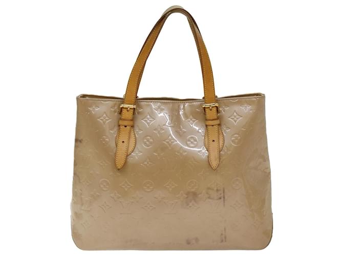 Louis Vuitton Brentwood Cuir vernis Camel  ref.1417378