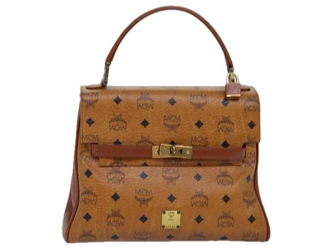 MCM Visetos Castaño Lienzo  ref.1417395