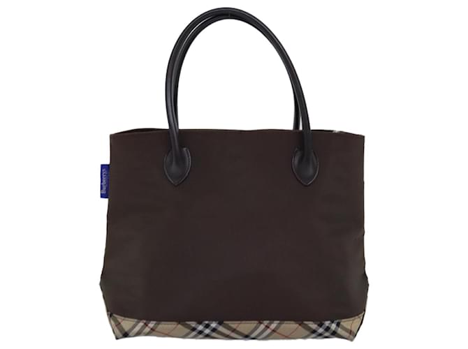 Burberry Nova Check Braun Synthetisch  ref.1417402