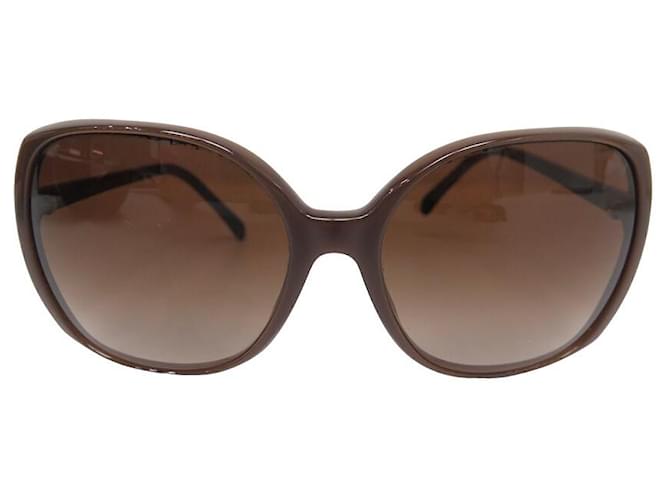 Chanel sunglasses 5204 BROWN PLASTIC SUNGLASSES  ref.1417475