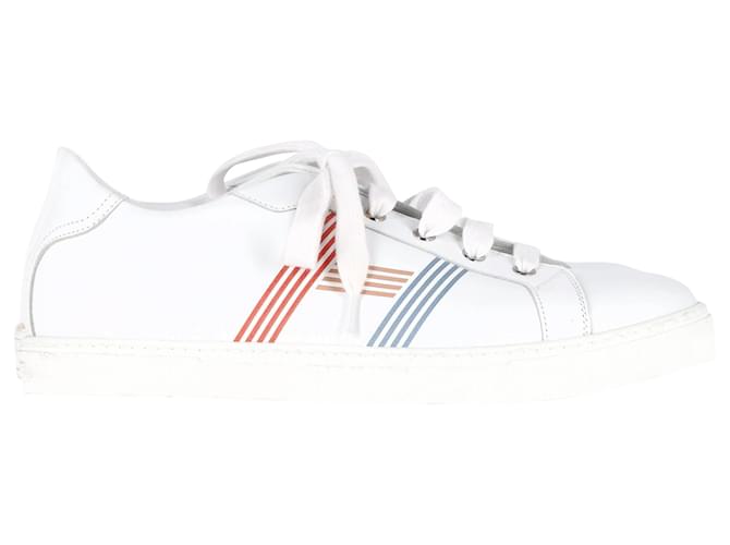 Hermès Hermes Avantage Sneakers in White Leather  ref.1417481