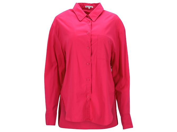 Camicia Reformation Will Button in cotone rosa