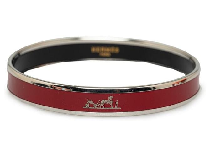 Hermès Hermes Enamel Caleche Narrow Bangle Enamel Bangle in Excellent condition  ref.1417615