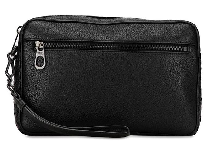 Bottega Veneta Bolso Clutch de Cuero Bolso Clutch de Cuero en Excelente Estado  ref.1417712