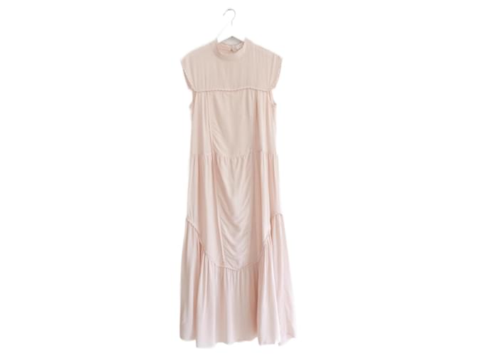 open lace back dress CHLOE DRESS PINK PEARL main image 1