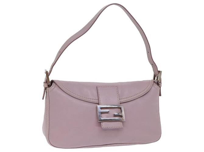 FENDI Borsa A Tracolla Mamma Baguette Pelle Rosa Auth yk12859UN  ref.1417821