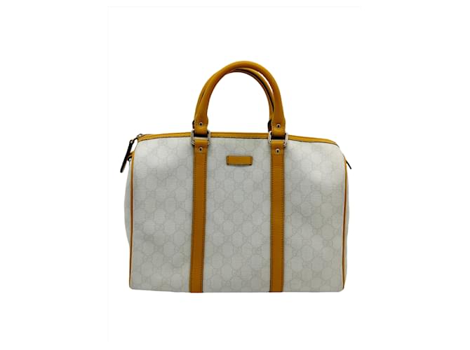 Gucci Ivory Monogram GG Joy Boston Bag Supreme Multiple colors  ref.1417963