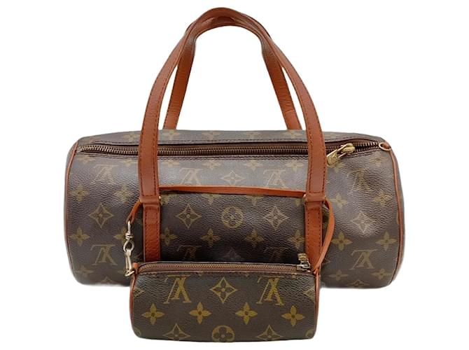 Louis Vuitton Papillon 30 sac à main monogramme Marron  ref.1417971