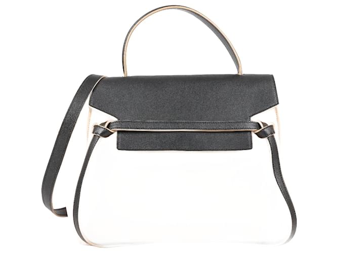 Céline Ceinture Mini Bicolore CELINE en cuir de veau lisse 2Sac à main Way en Beige  ref.1418054