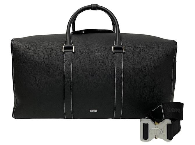 Dior Leather Lingot 50 Duffel Bag  Leather Travel Bag in Excellent Condition  ref.1418101