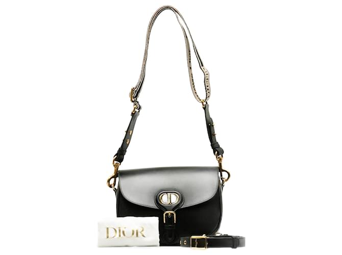 Dior Bobby Medium Leather Shoulder Bag M9319UMOL in Very Good Condition Black  ref.1418120