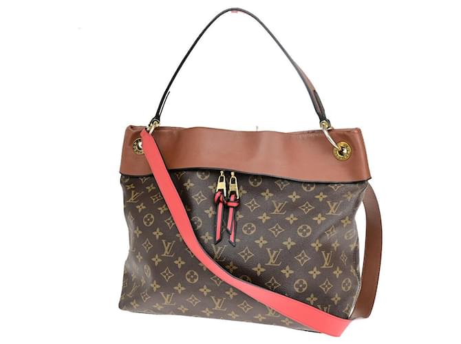 Louis Vuitton Tuileries Marrone Tela  ref.1418191