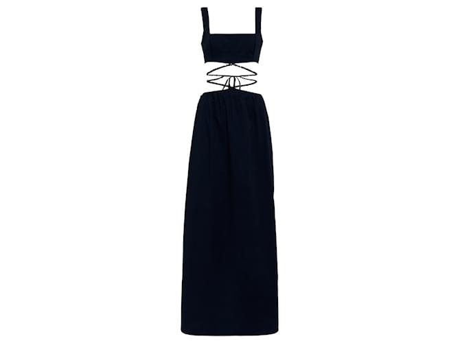 Autre Marque Peonia dress Dark blue Cotton  ref.1418292