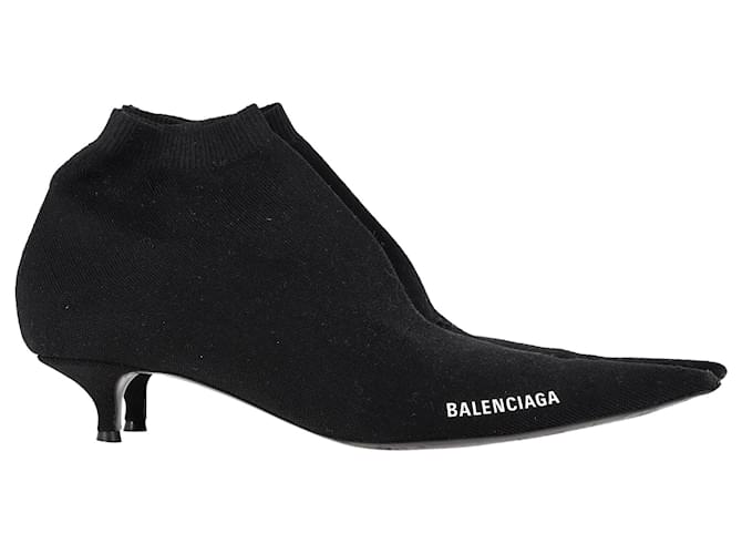 Everyday Balenciaga Knife Ankle Boots in Black Polyamide Nylon  ref.1418307