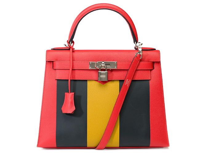 Hermès Hermes Kelly bag 28 in Multicolor Leather - 101992 Multiple colors