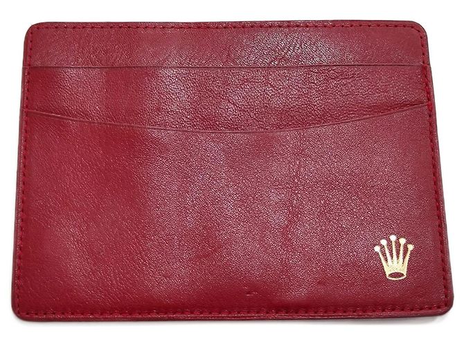 Rolex Purses, wallets, cases Red